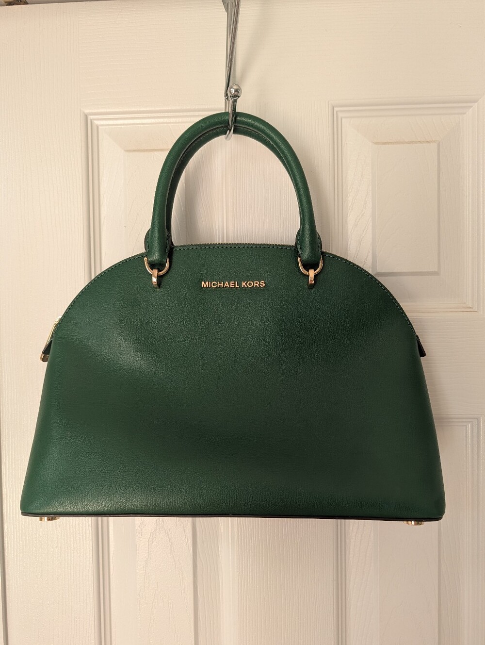 Michael Kors Green Dome Satchel Handbag